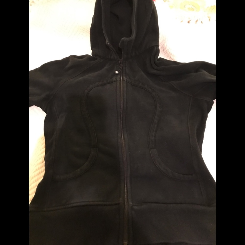 Lululemon scuba hoodie black size 12